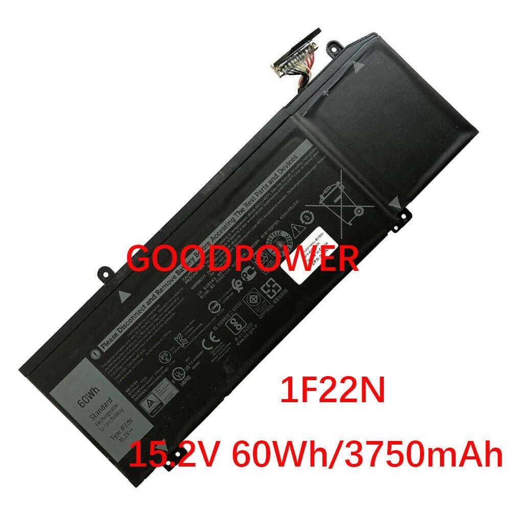 Pin Dùng cho Laptop Dell Alienware M15 M17 G5 5590 G7 7590 7790 1F22N Battery Battery 60wh