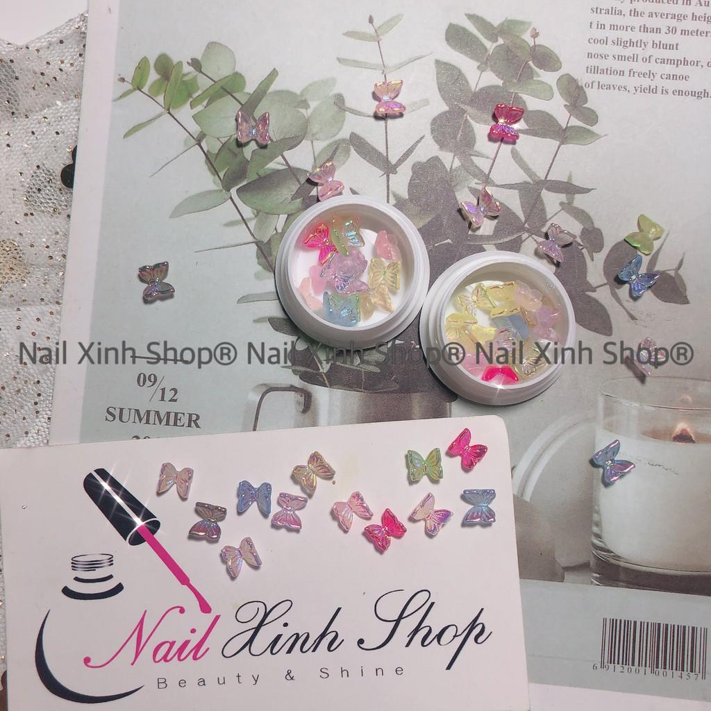 Hũ trang trí móng nail - 5 con bướm mix / charm bướm hot nail 2020