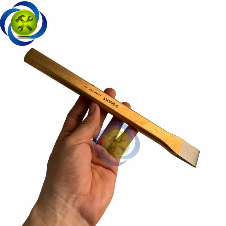Đục sắt mũi dẹp dài 250mm C-MART A0288-250 mũi ngang 23mm
