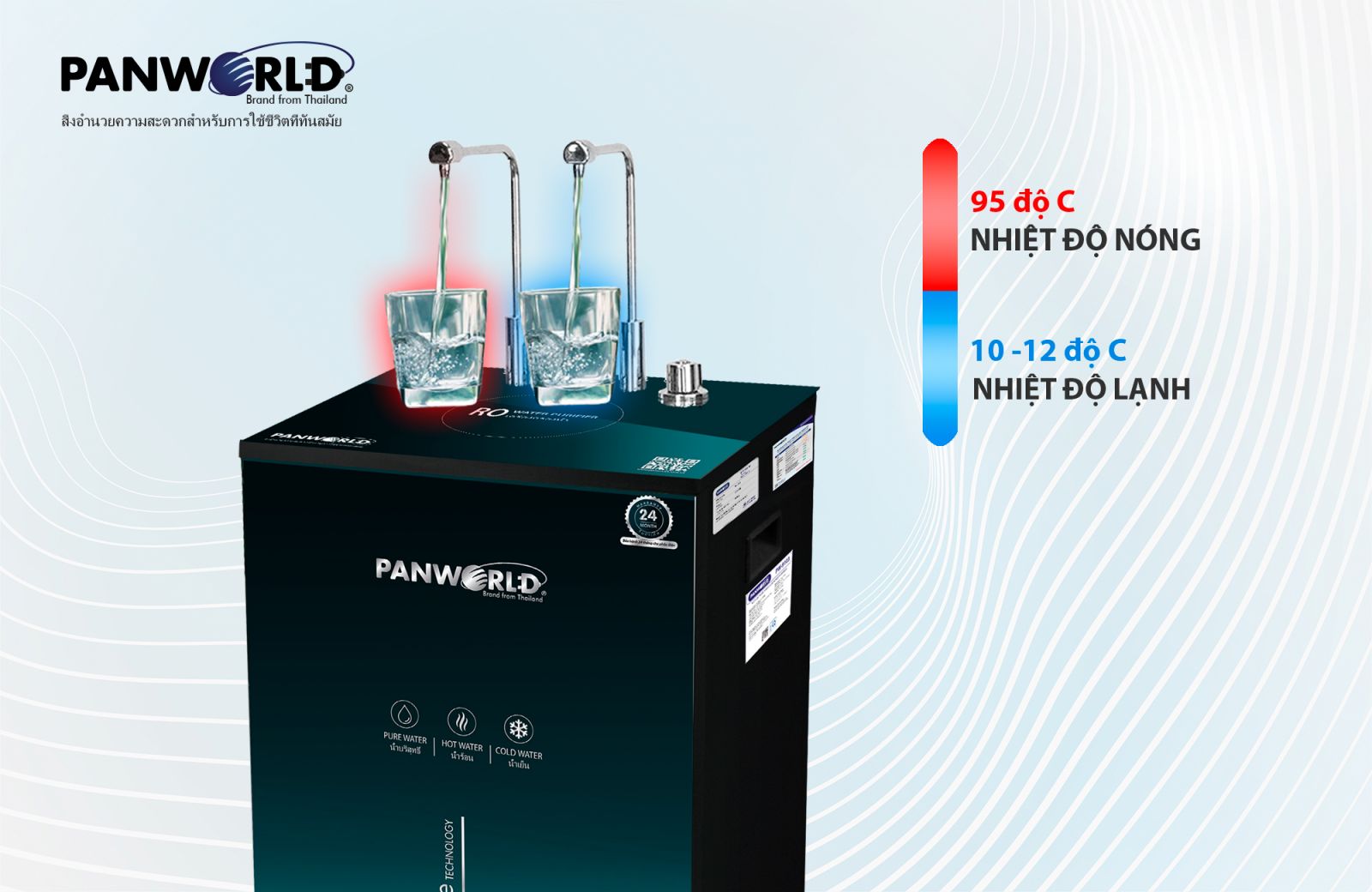 Máy lọc nước nóng lạnh nguội Panworld PW-9103 - Hàng chính hãng