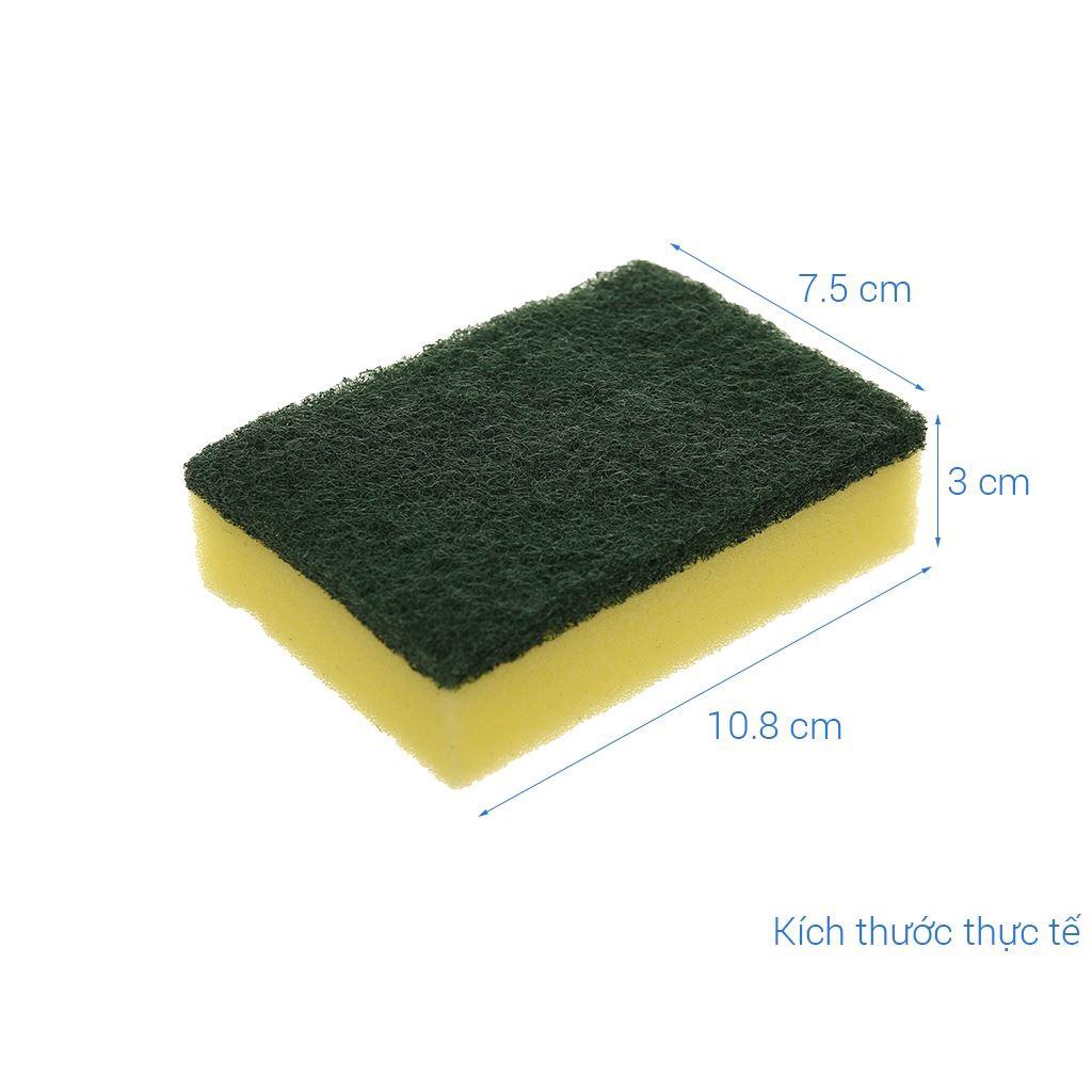 BỘ 2 MIẾNG RỬA CHÉN 2 LỚP 11X7.5CM BHX OKS-1201