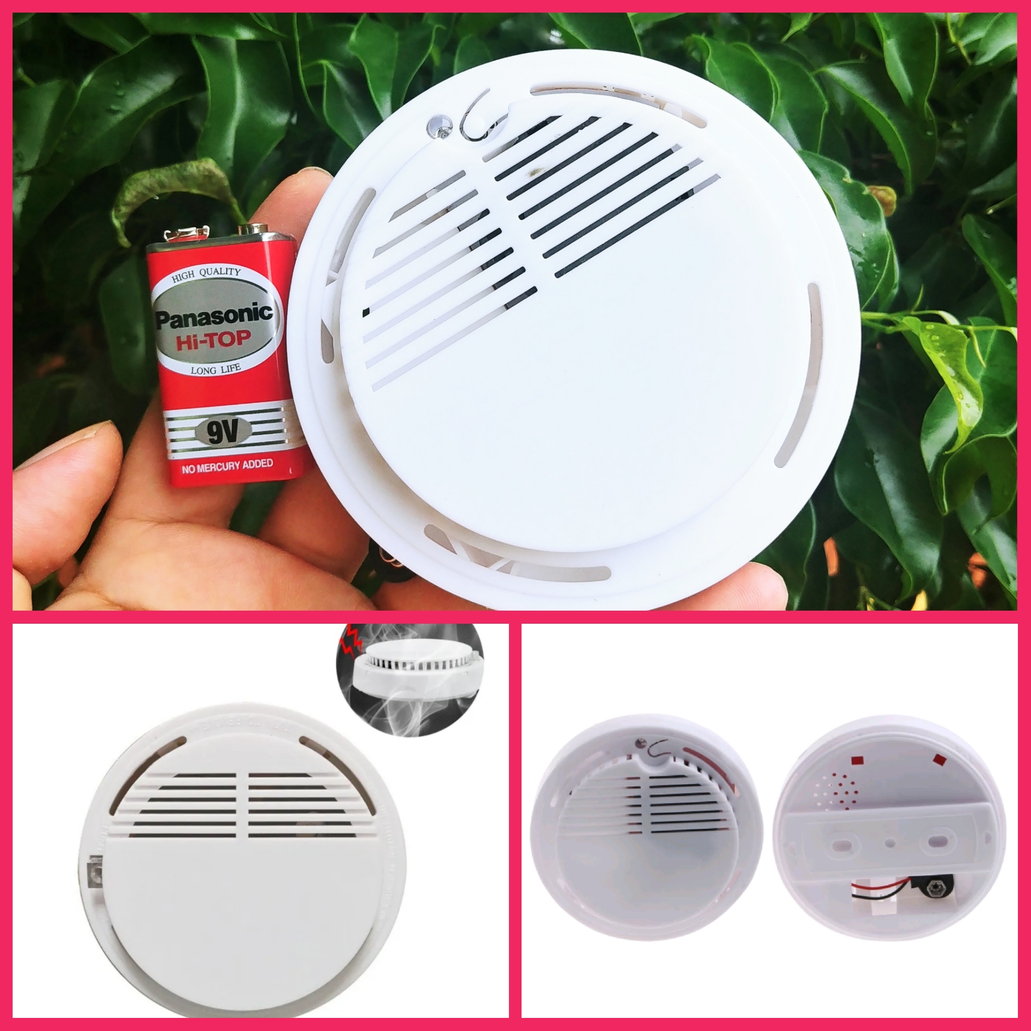 1 THIẾT BỊ BÁO ĐỘNG KHI CÓ KHÓI CHÁY AN TOÀN MẪU MỚI HÀNG LOẠI TỐT