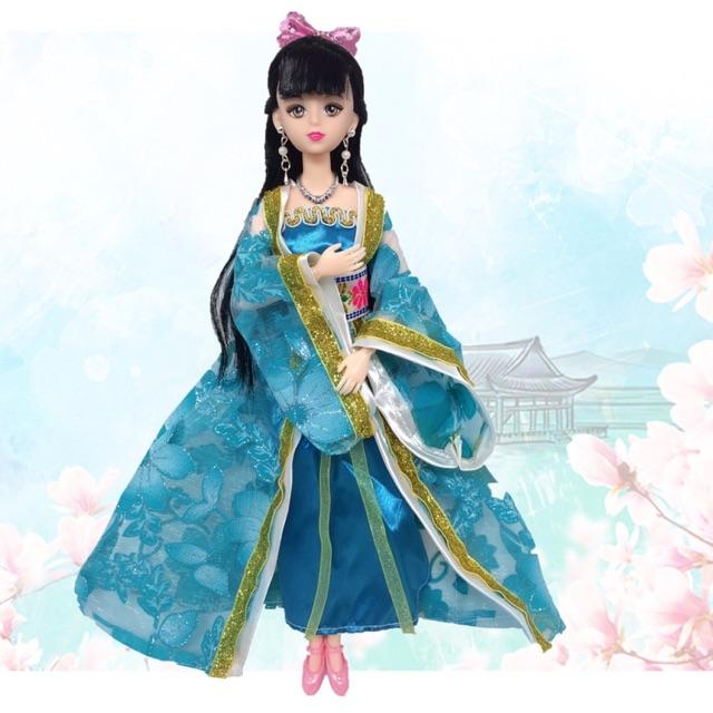 Đầm cổ trang của búp bê 30 cm