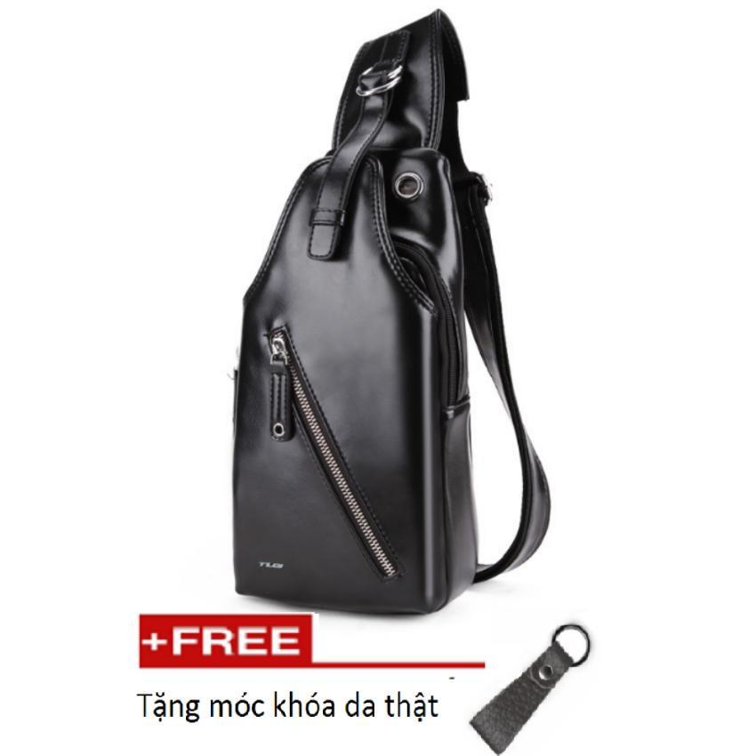 Túi Nam Đeo Chéo Cao Cấp Thành Long TLG 205968 1 Tặng Kèm Móc Khóa Da