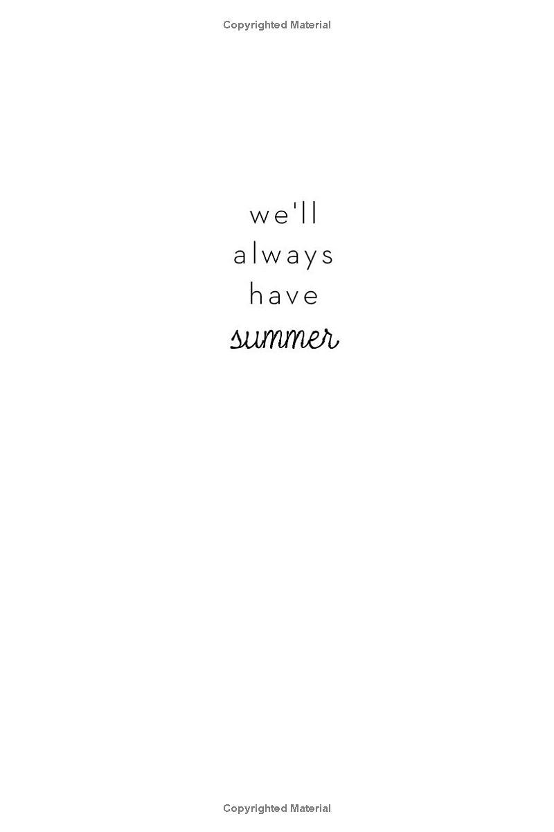 We'll Always Have Summer (The Summer Series Book 3)