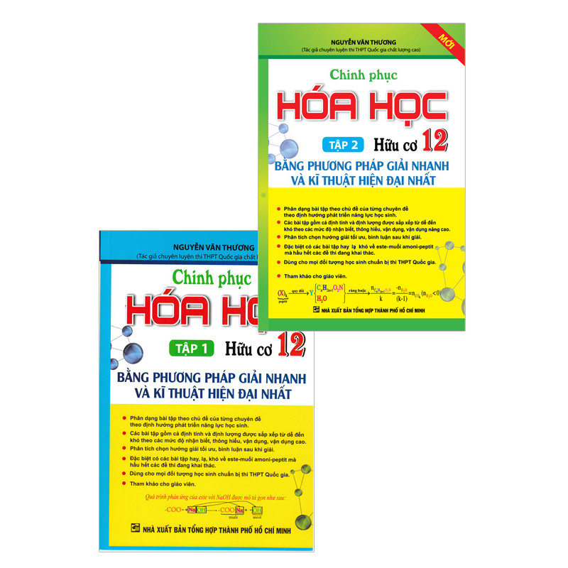 Combo Chinh Phục Hóa Học Hữu Cơ 12 Bằng Phương Pháp Giải Nhanh Và Kĩ Thuật Hiện Đại Nhất