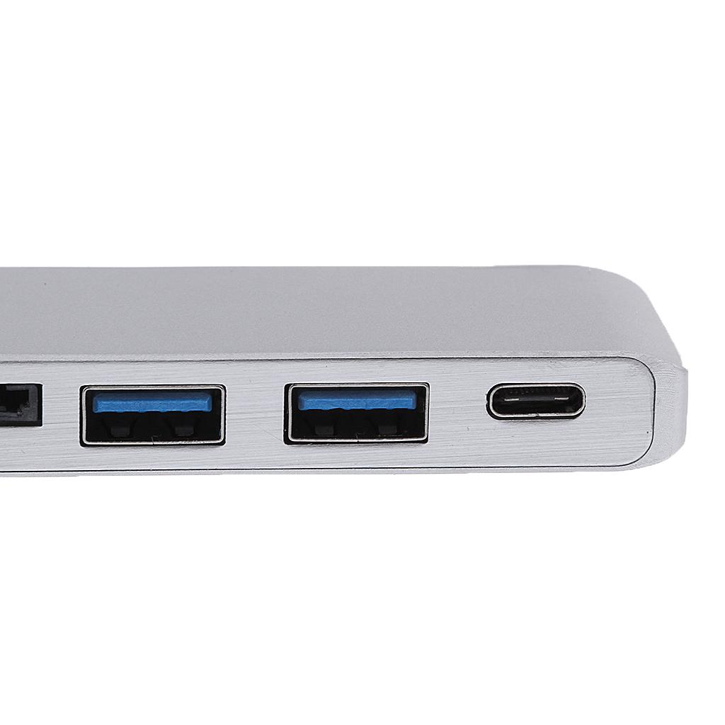 5 in1 USB C Hub 3.0 Type-C Charging Data Sync Card Reader for MacBook Pro