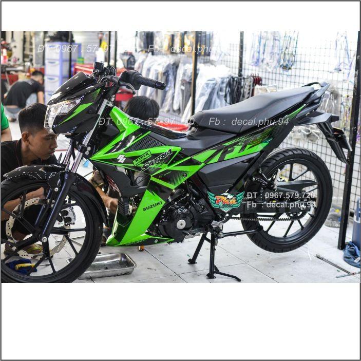 Tem Rời Satria Xanh chuối lá (N)