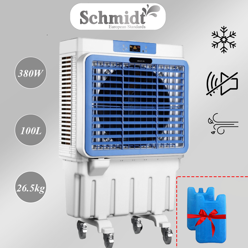 Quạt Điều Hòa Schmidt ZT-12000 Cơ Dung Tích 100L Làm Mát Nhanh, Tiết Kiệm Điện Năng, Độ Bền Cao Chống Rò Rỉ Điện An Toàn Cho Người Sử Dụng – Hàng Chính Hãng