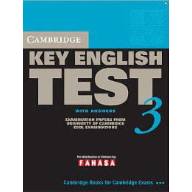 Cambridge Key English Test 3 with Answers 