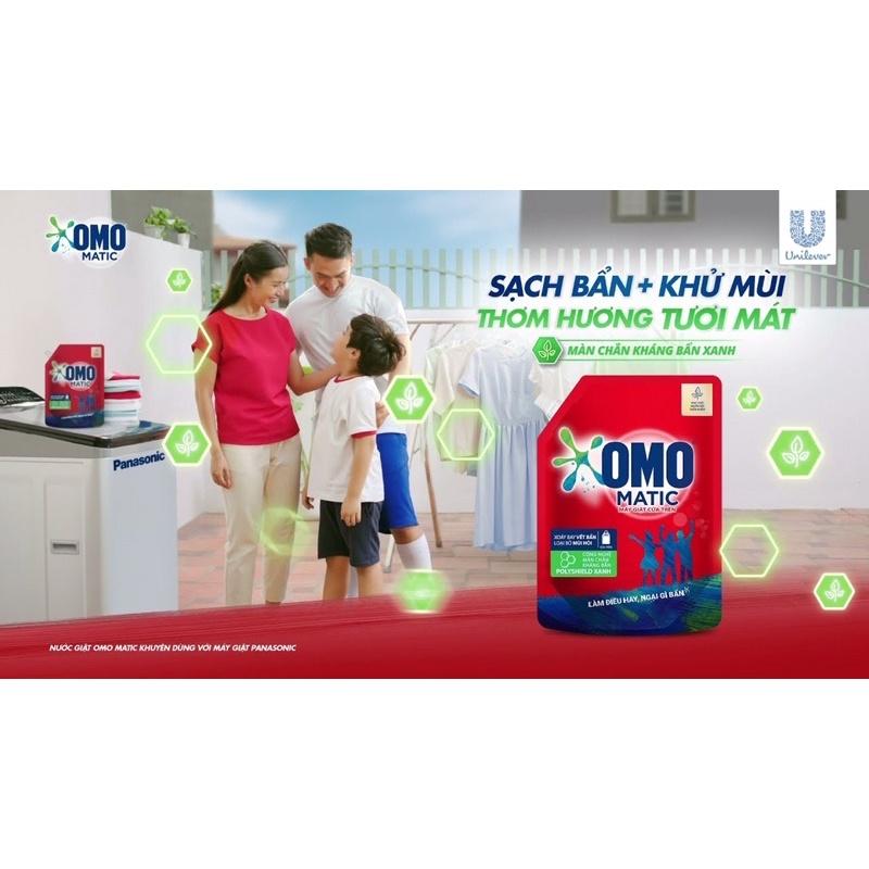 Nước giặt OMO Matic hương Comfort tinh dầu thơm túi 2,8L-3.5 L