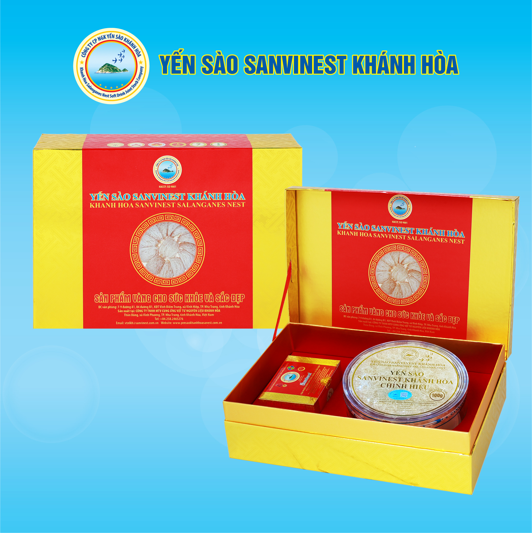 Yến Sào Sanvinest Khánh Hòa Chính Hiệu Tinh Chế 100G - V510