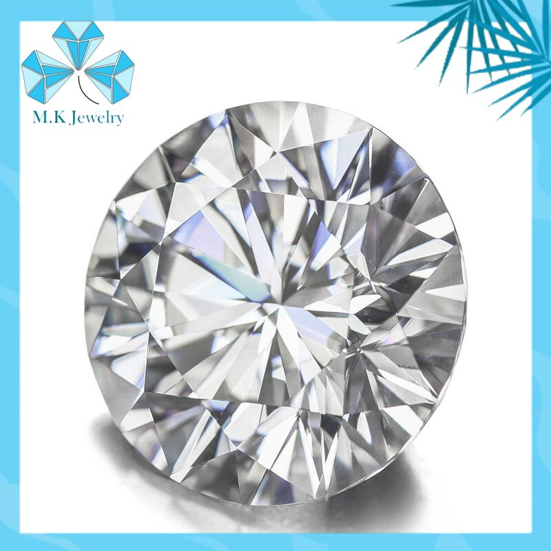 ( SIZE 9 LY) KIM CƯƠNG NHÂN TẠO -  MOISSANITE NƯỚC D – ĐỘ TINH KHIẾT FL . FULL KIỂM ĐỊNH GRA