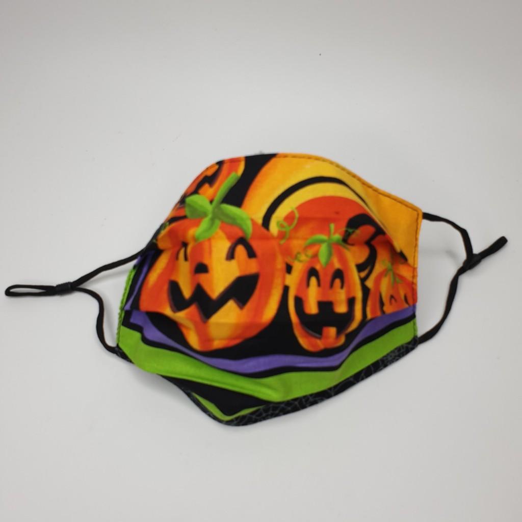 Khẩu trang Halloween vải Thô Mỹ Ha01