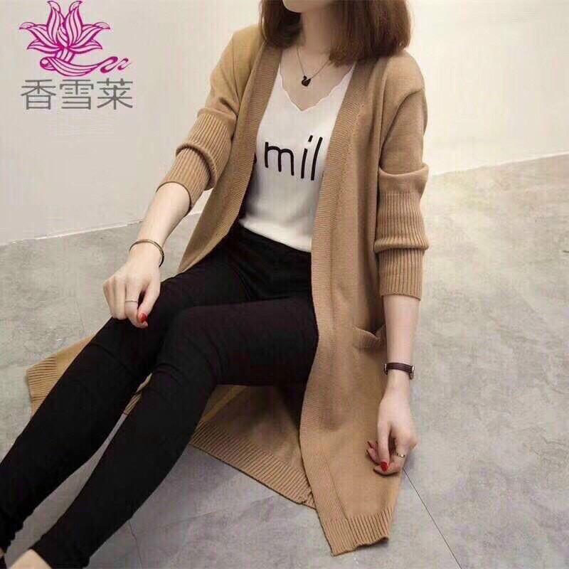 Áo choàng len inbox chọn màu