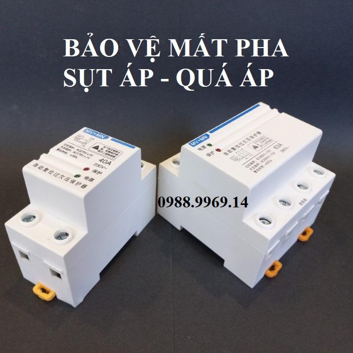 BẢO VỆ MẤT PHA, SỤT ÁP, QUÁ ÁP ĐIỆN 3 PHA MV MN