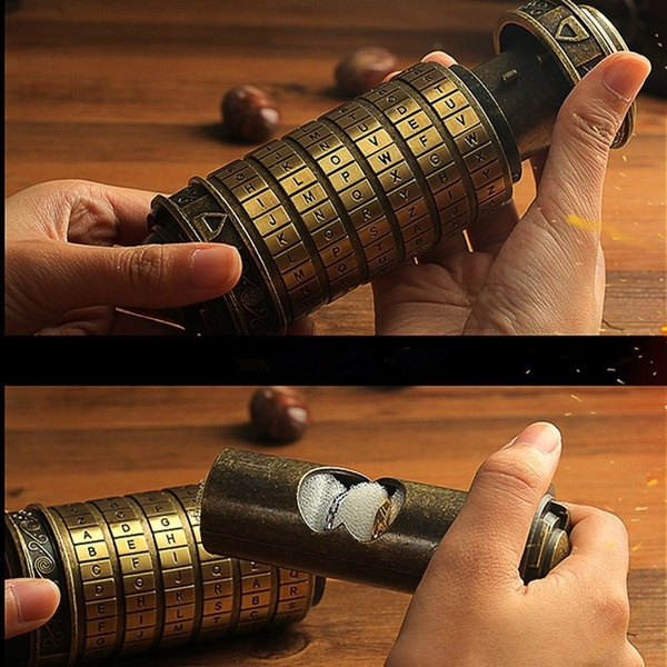 Hộp MÂT MÃ Da Vinci - Đồ chơi trí tuệ_Thử thách trí não- Puzzle_Khóa Khổng Minh_Hack não & Xoắn não_IQ Toys_Giải đố