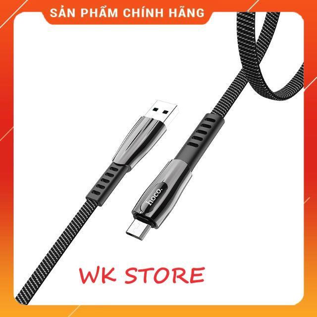 Cáp sạc nhanh hoco u70 dây kim loại (iphone,type c,micro) B- Hàng chính hãng