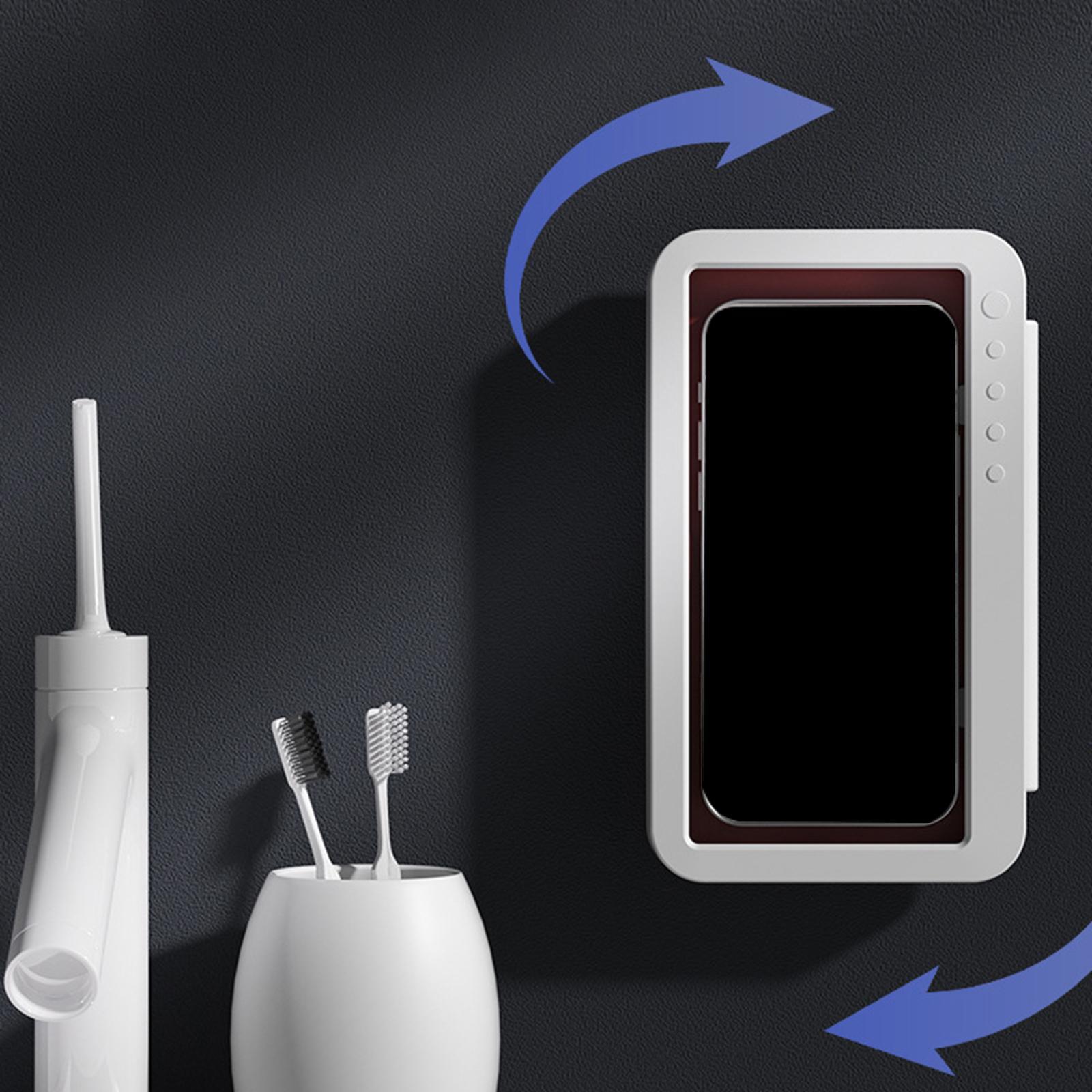 Wall Mounted  Waterproof Phone Storage Case Punch