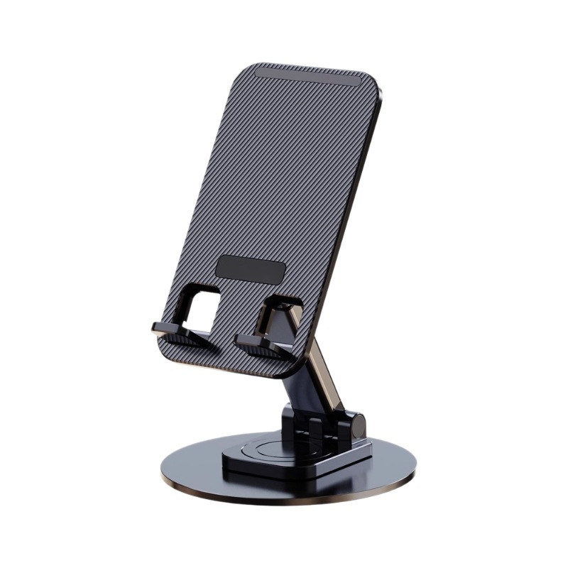 Giá kệ đỡ điện thoại dành cho iphone ipad máy tính bảng xoay 360 độ gấp gọn điều chỉnh nhiều nấc độ cao - Hàng chính hãng