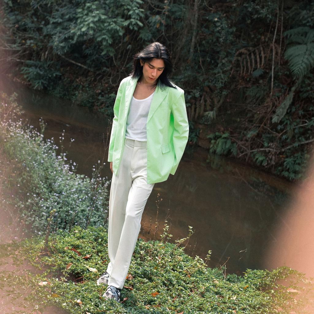 Áo khoác Y218 MINTIE BLAZER màu xanh mint