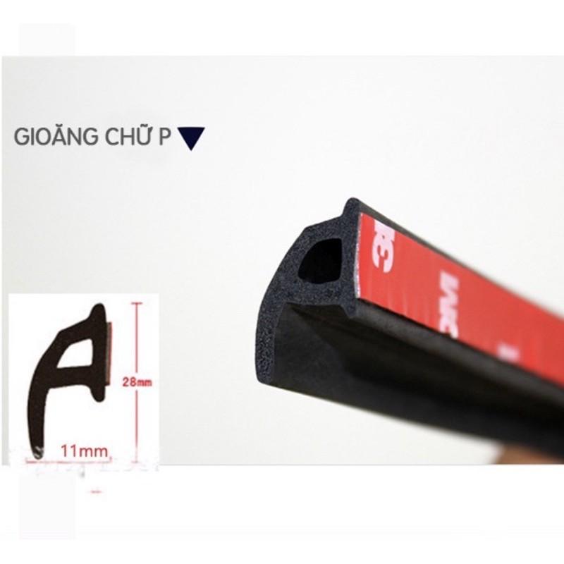  Gioăng cao su chữ P chống bụi chống ồn cho xe hơi