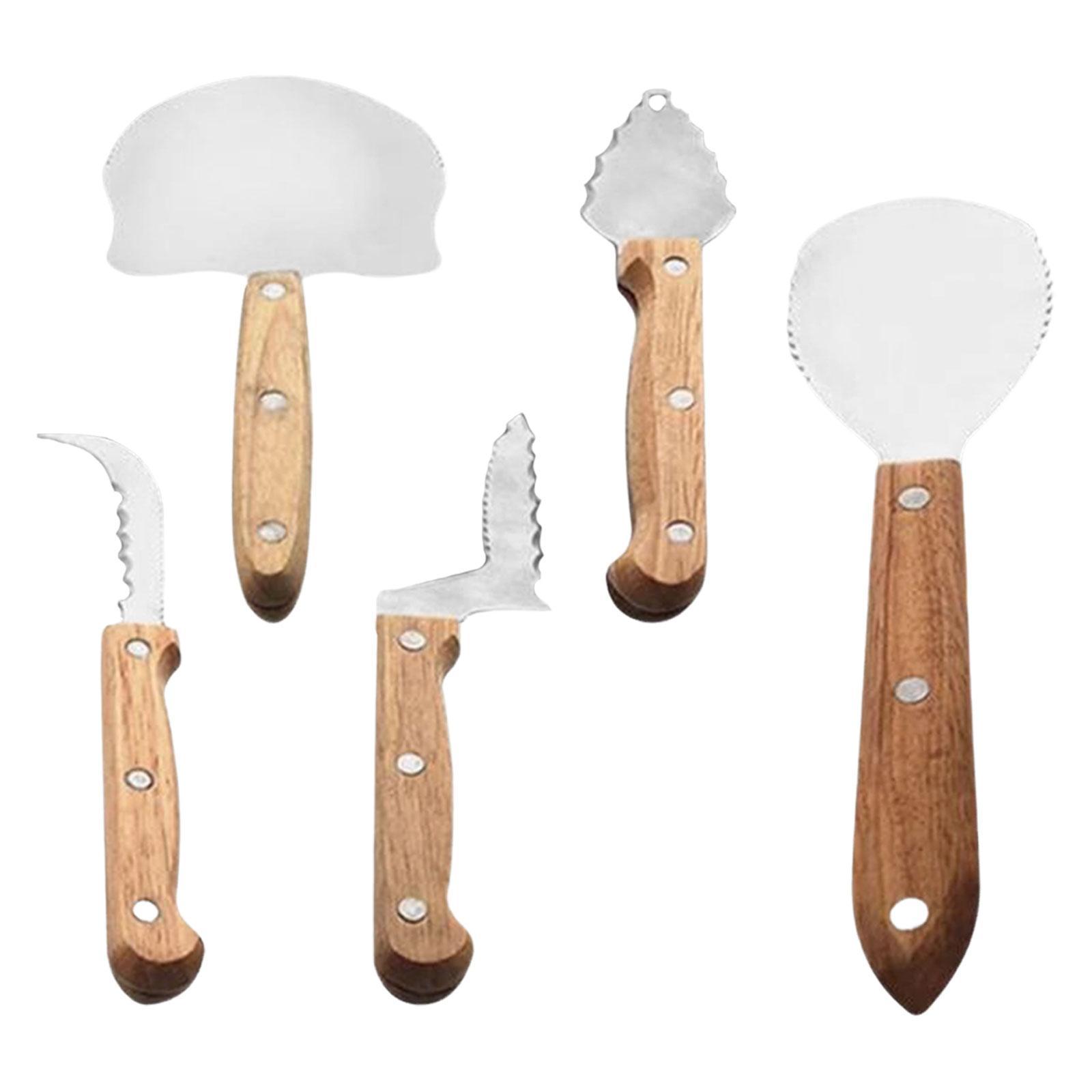 5x Halloween Pumpkin Carving Tools Sculpting Durable Multipurpose Tool Pumpkin Carver Carving Cutter for Holiday Home Beginner