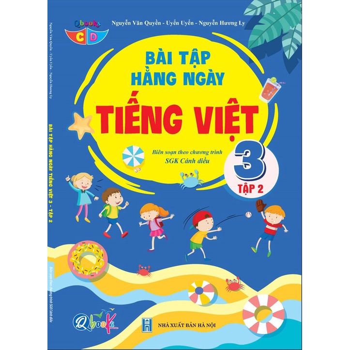 Combo Bài Tập Hằng Ngày Toán và Tiếng Việt Lớp 3 - Tập 2 - Cánh Diều