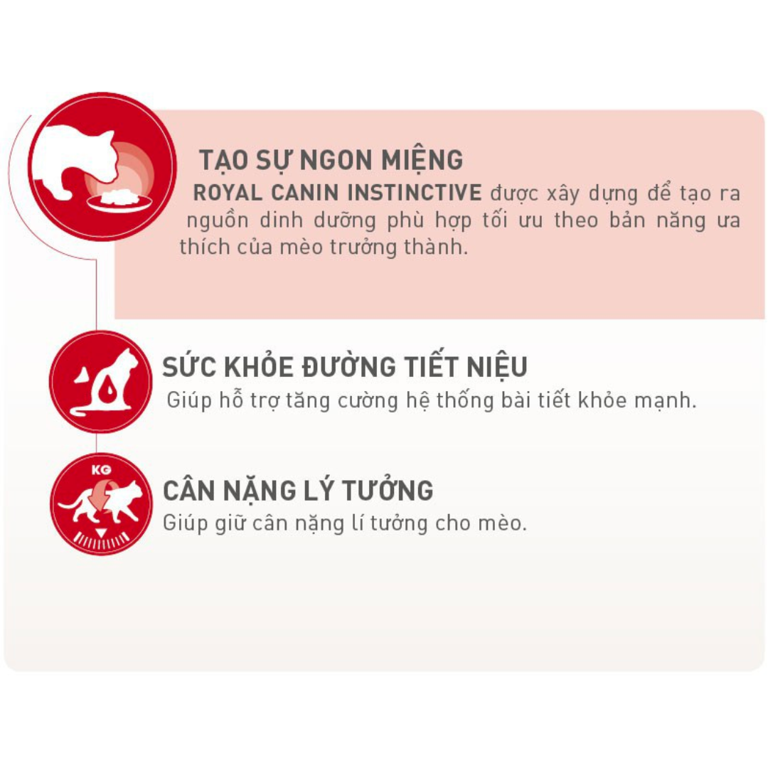 Pate Thức Ăn Ướt Dạng Sốt Royal Canin Instinctive Cho Mèo Trưởng Thành - Gói 85G