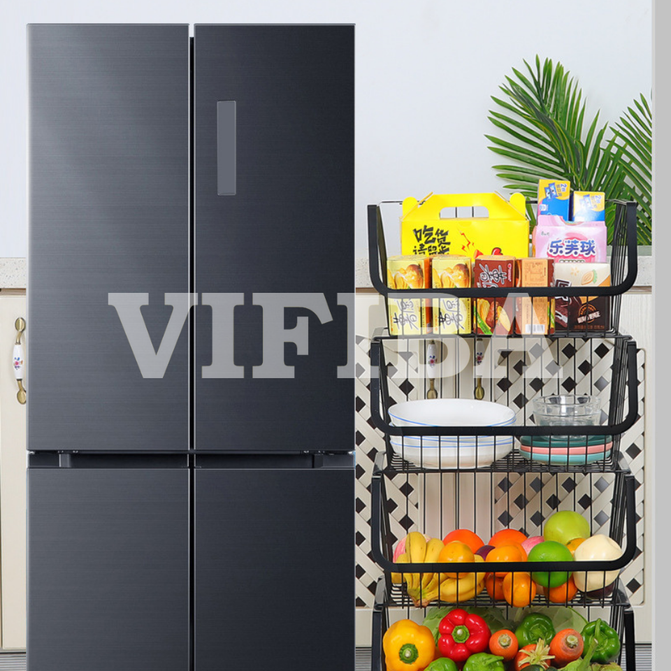 Kệ Rổ Nhà Bếp Đa Năng Chính Hãng VIFIBA Có Bánh Xe, Kệ Nhà Bếp Đựng Rau Củ Đồ Dùng Nhà Bếp Thép Carbon Chống Gỉ Sét Siêu Bền