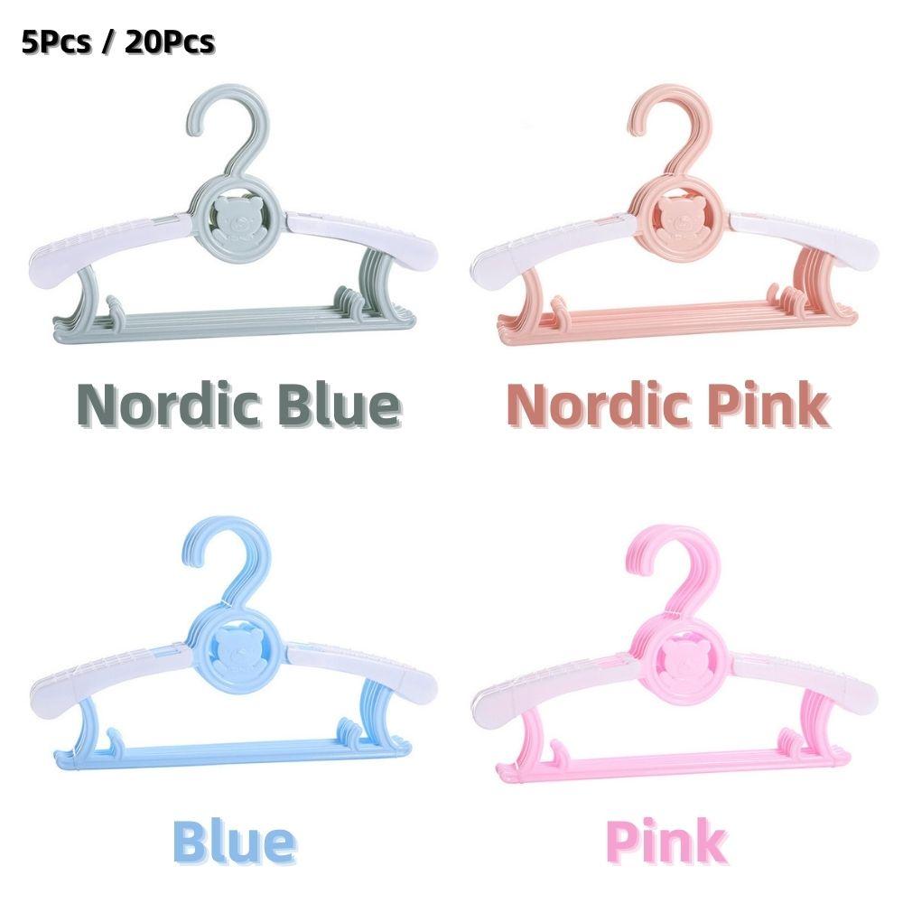 Set 5 / 20 Móc Nhựa Treo Quần Áo Trẻ Em