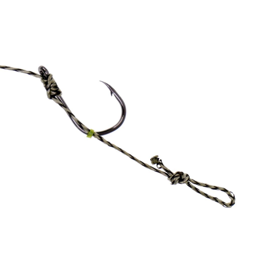 2pcs Carp Fishing Feeder Fishing Baits Cage Hook Rig Set Lead Sinker Tackle