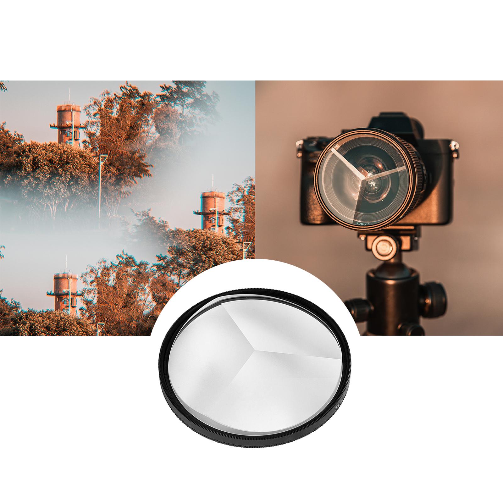 Glass Lens Filter Kaleidoscope Camera Filter for Photo SLR Accessories
