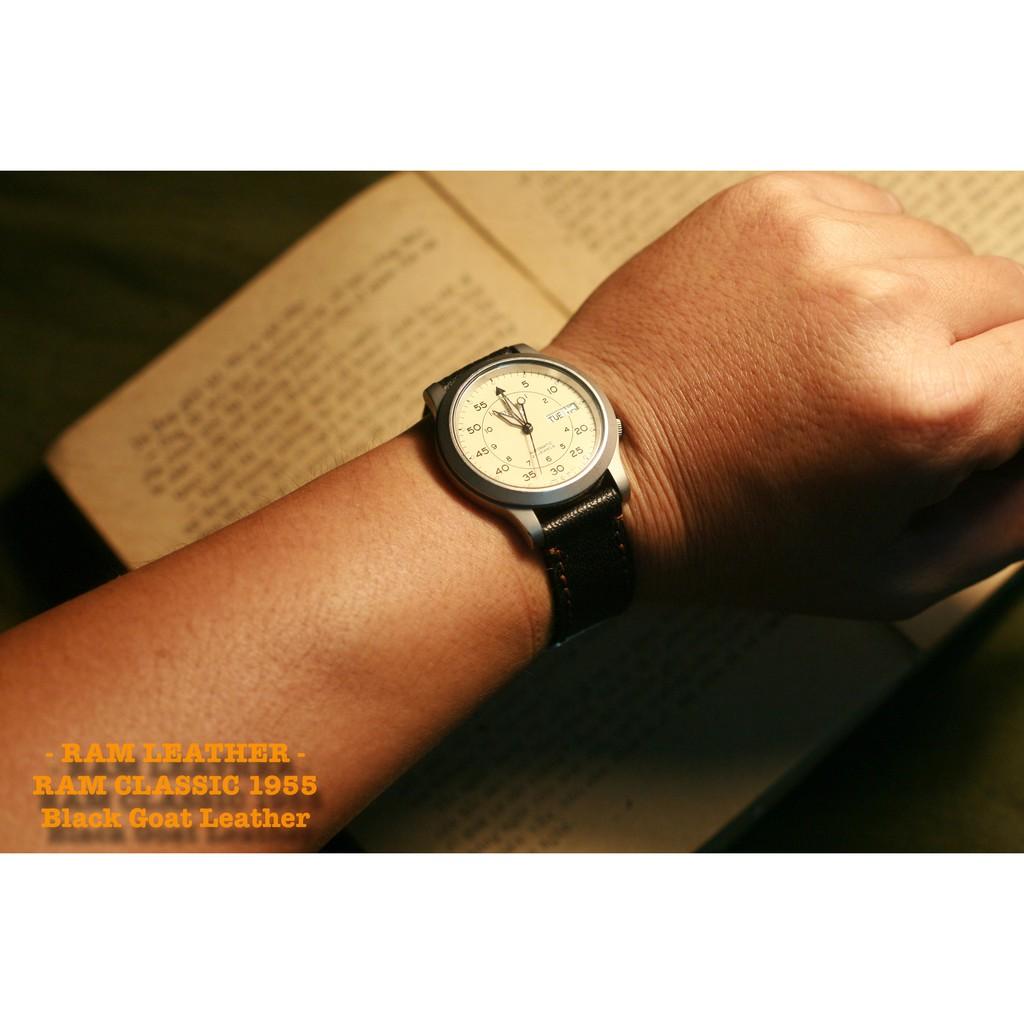 DÂY ĐỒNG HỒ DA BÒ SIZE 18MM - CHÍNH HÃNG RAM LEATHER