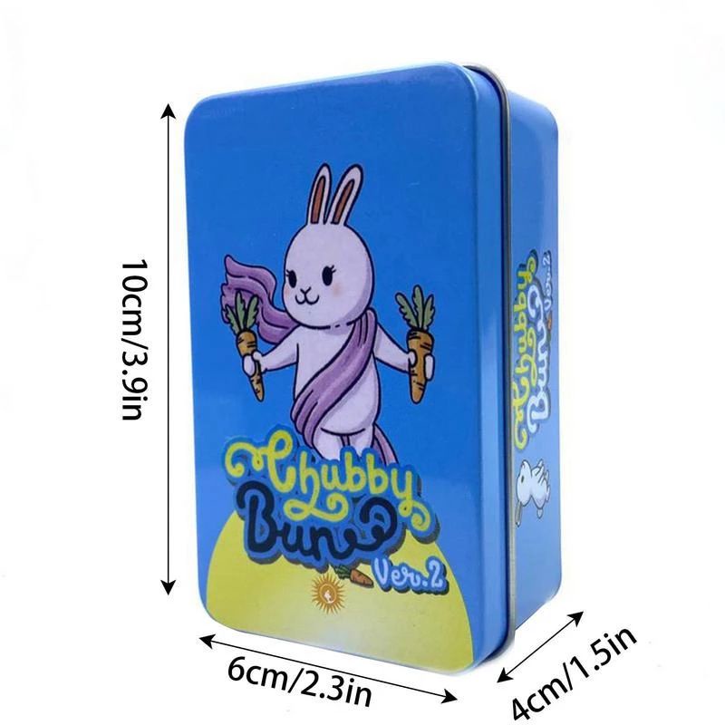 Bộ Bài Chubby Bun Tarot 78 Thẻ Mạ Tím, Hộp Sắt