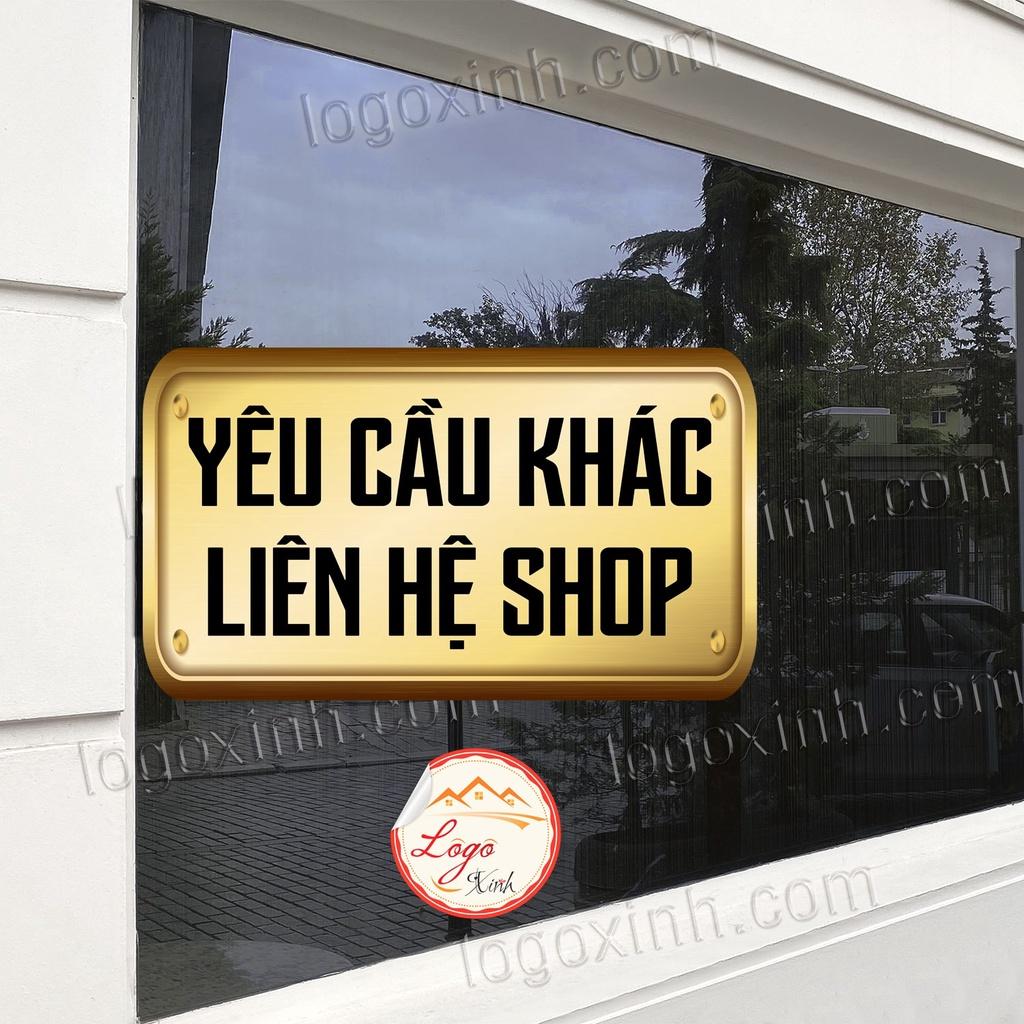 MẪU MŨI TÊN- Decal Bảng Hiệu Trang Trí Decor Tiệm Barber, Nail, Nối Mi, Hair Salon..., Quầy Dịch Vụ - Chống Nước