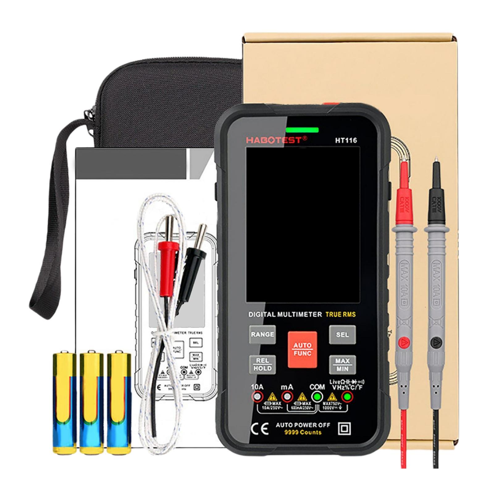 Digital Multimeter Voltmeter Smart Tester Measure Voltage Current Resistance