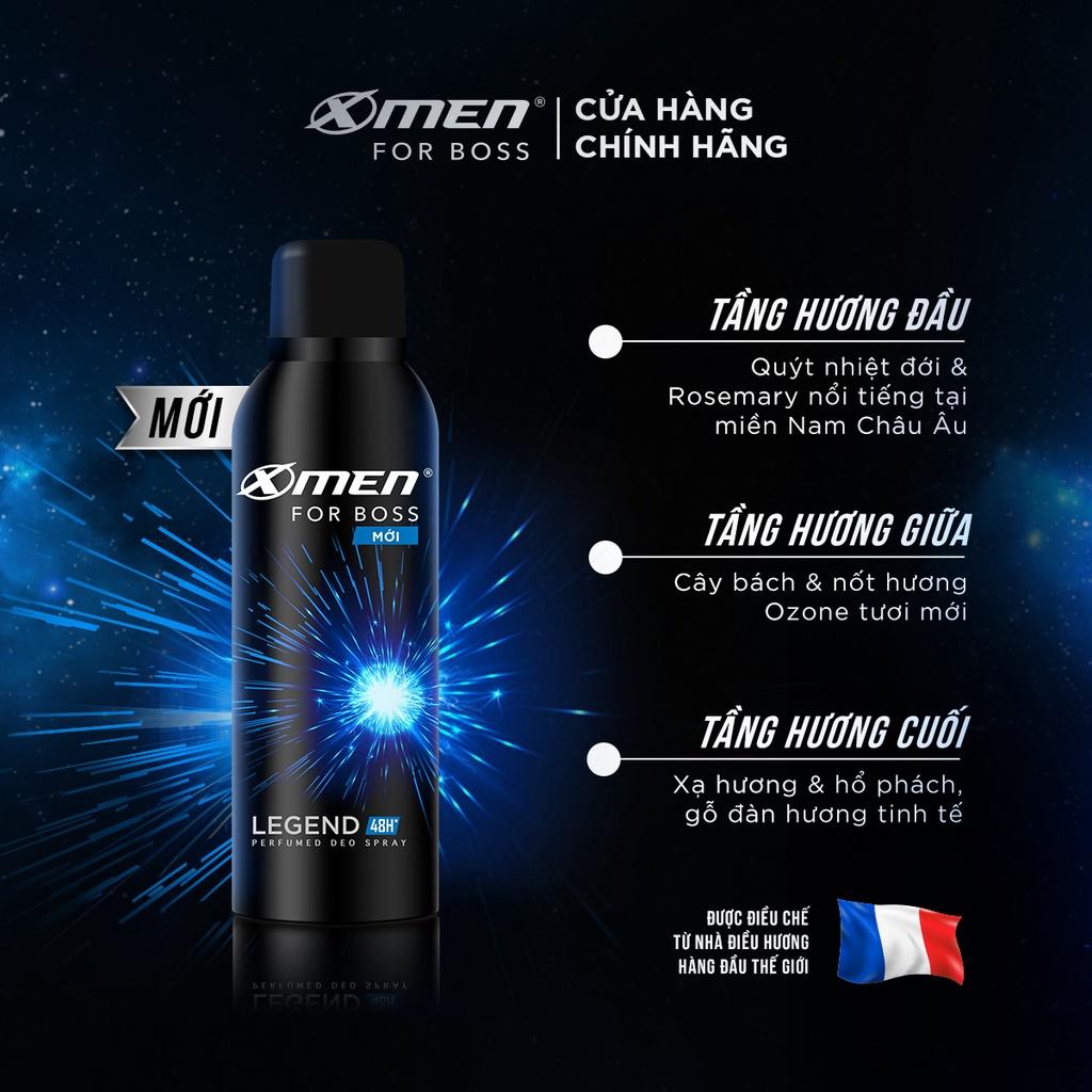 Xịt khử mùi Xmen For Boss Legend - 150ml