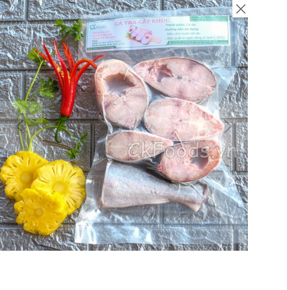 Cá basa cắt khúc - CKFoods - 500 g