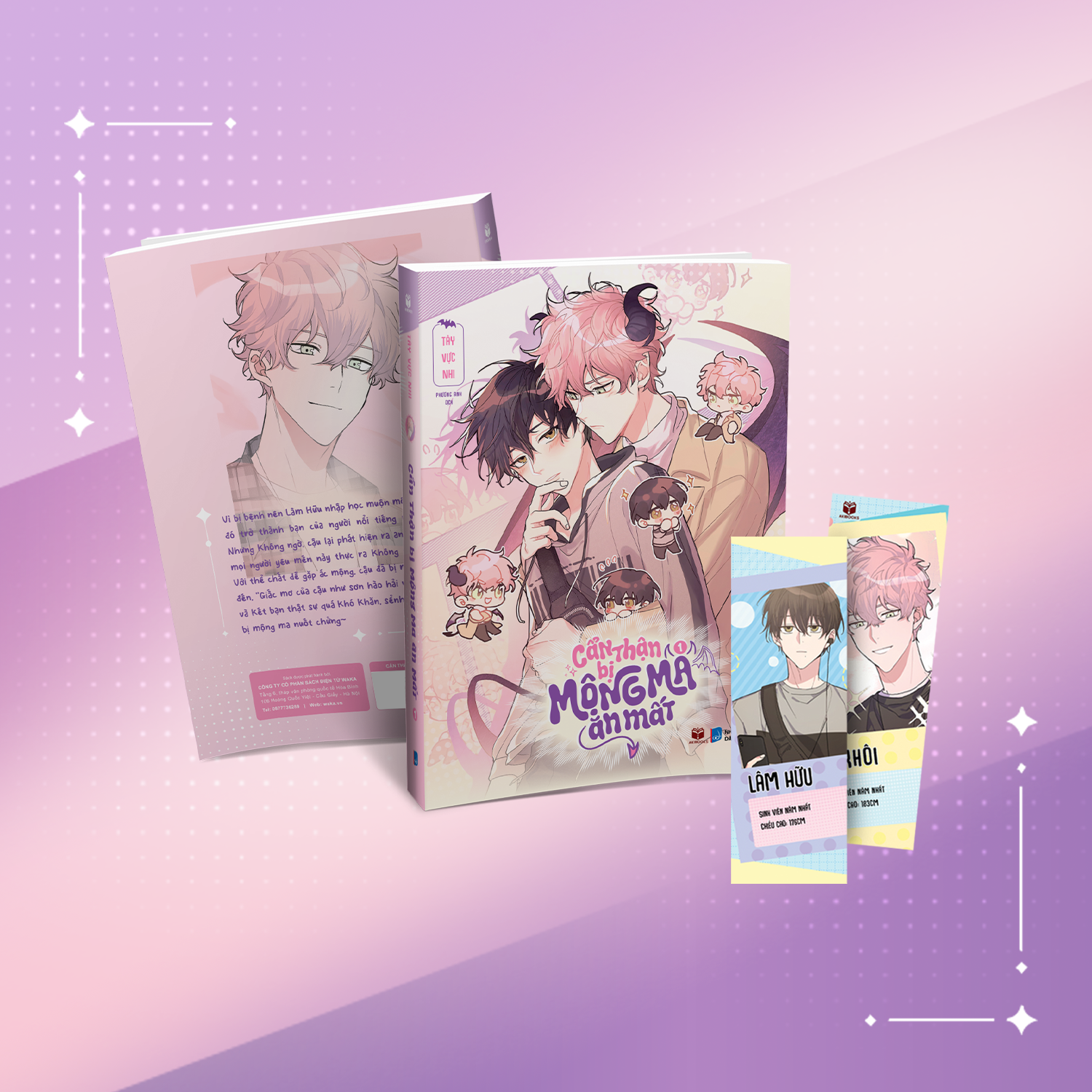 Sách - Cẩn Thận Bị Mộng Ma Ăn Mất - Tập 1 - Tặng Kèm Bookmark