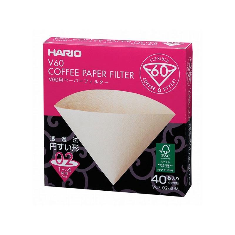 GIẤY LỌC CÀ PHÊ HARIO 40 CÁI (V60-VCF-02-40M