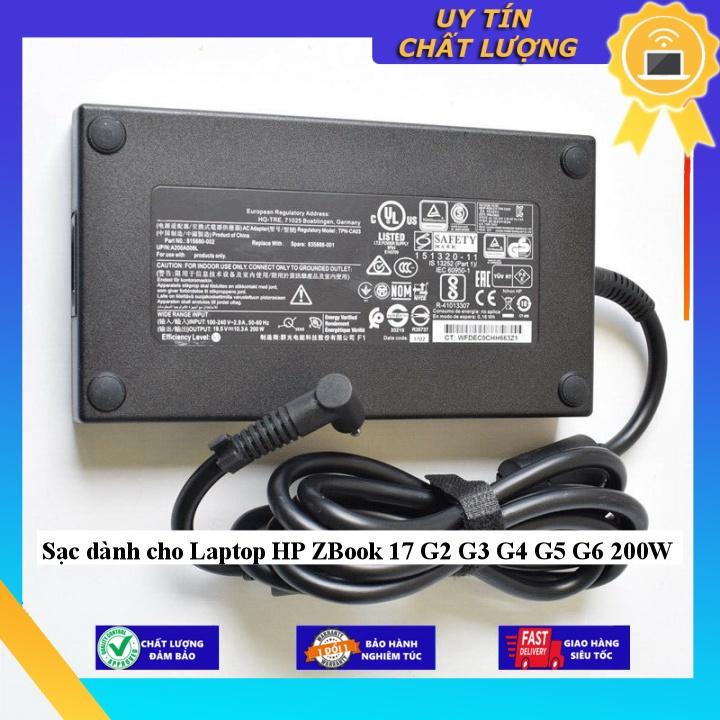 Sạc dùng cho Laptop HP ZBook 17 G2 G3 G4 G5 G6 200W - Hàng Nhập Khẩu New Seal