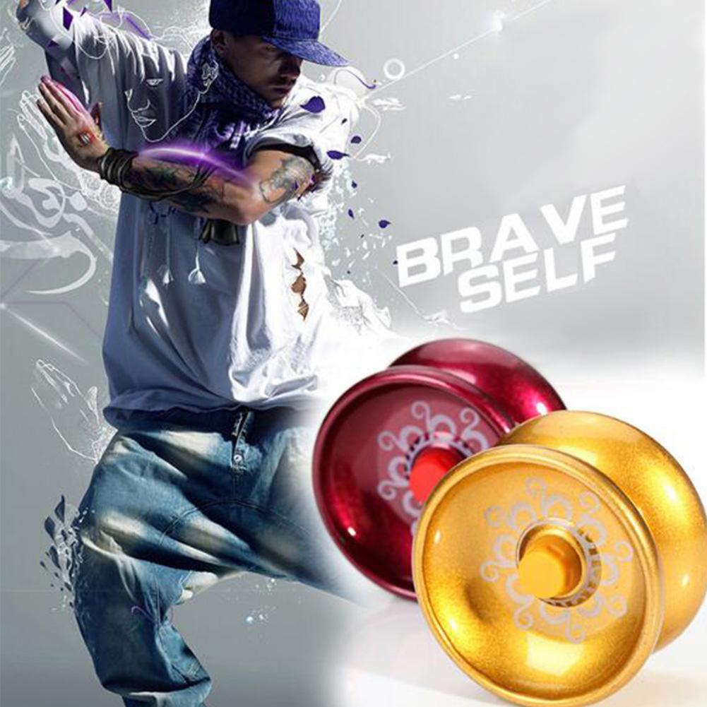 Cool Alloy Aluminum Design Yoyo，High Speed Professional YoYo Ball, String Trick Yo-Yo Kids Magic Juggling Toy