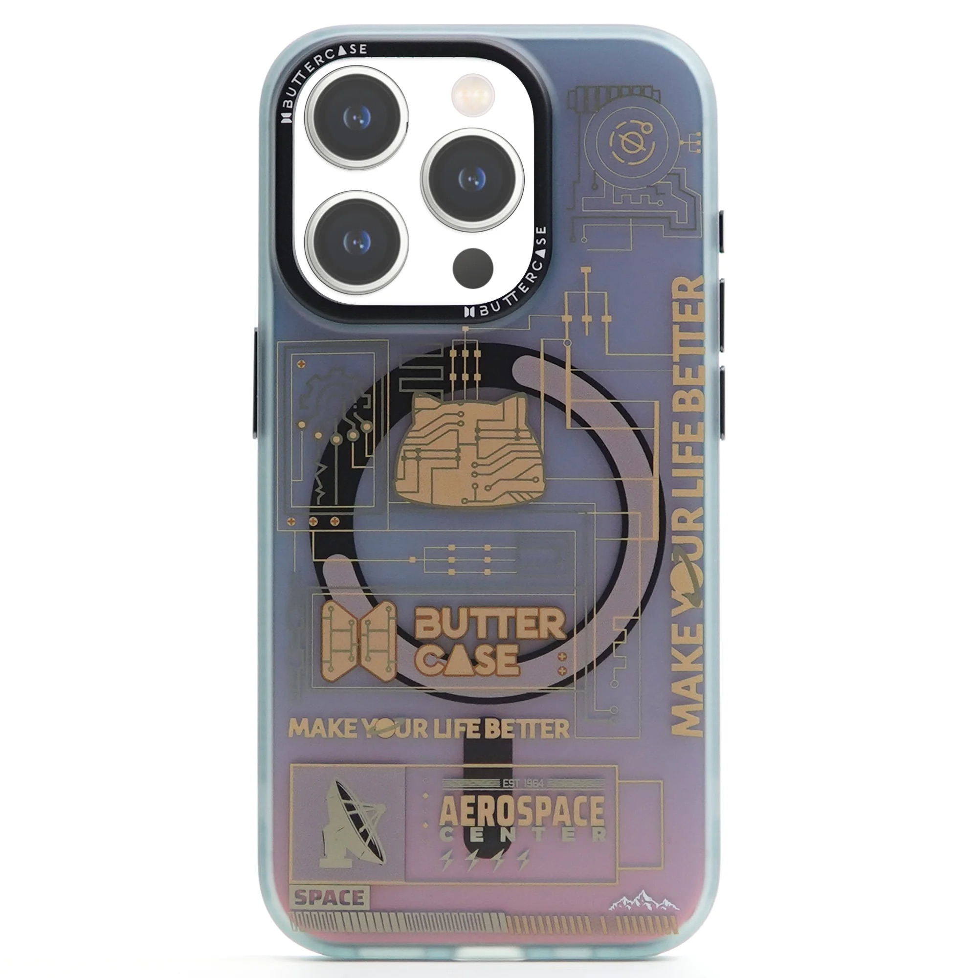 Ốp Buttercase cho iPhone 15 Pro Max/15 Pro Mars-Mission Series - Hàng Chính Hãng