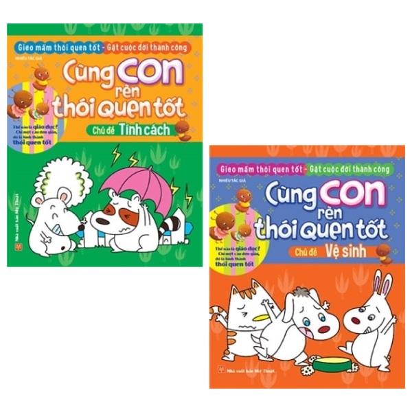 Combo Cùng Con Rèn Thói Quen Tốt Bộ 2 Cuốn