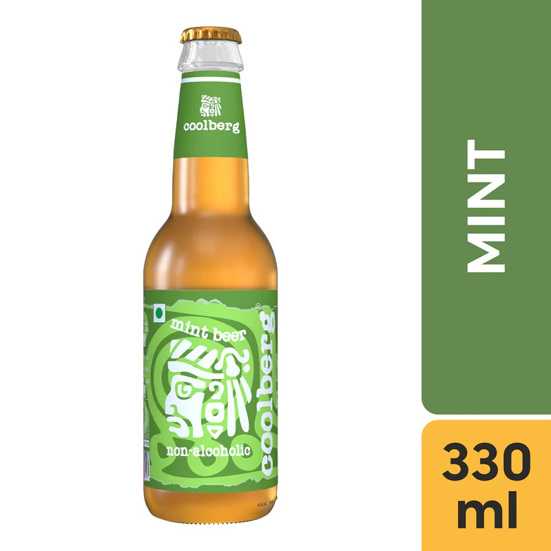 Coolberg nước trái cây vị bạc hà nước uống có ga Coolberg Mint Non Alcoholic 330ml