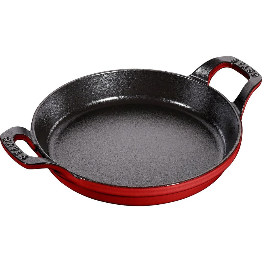 Khay Gang Tròn STAUB - Màu Đỏ Cherry - 20cm