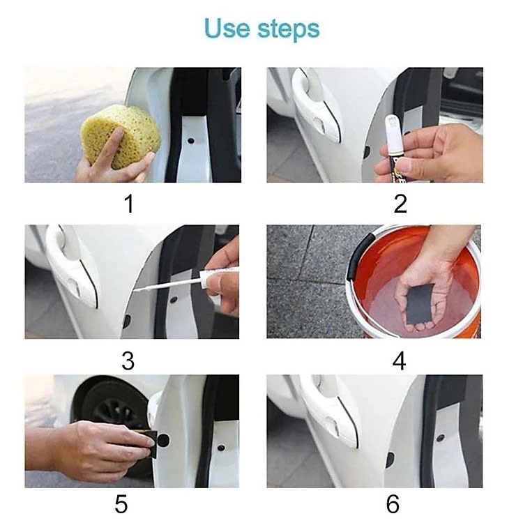 Bút tẩy xóa vết trầy xước dăm, xước lộ màu trên ô tô xe máy màu đen