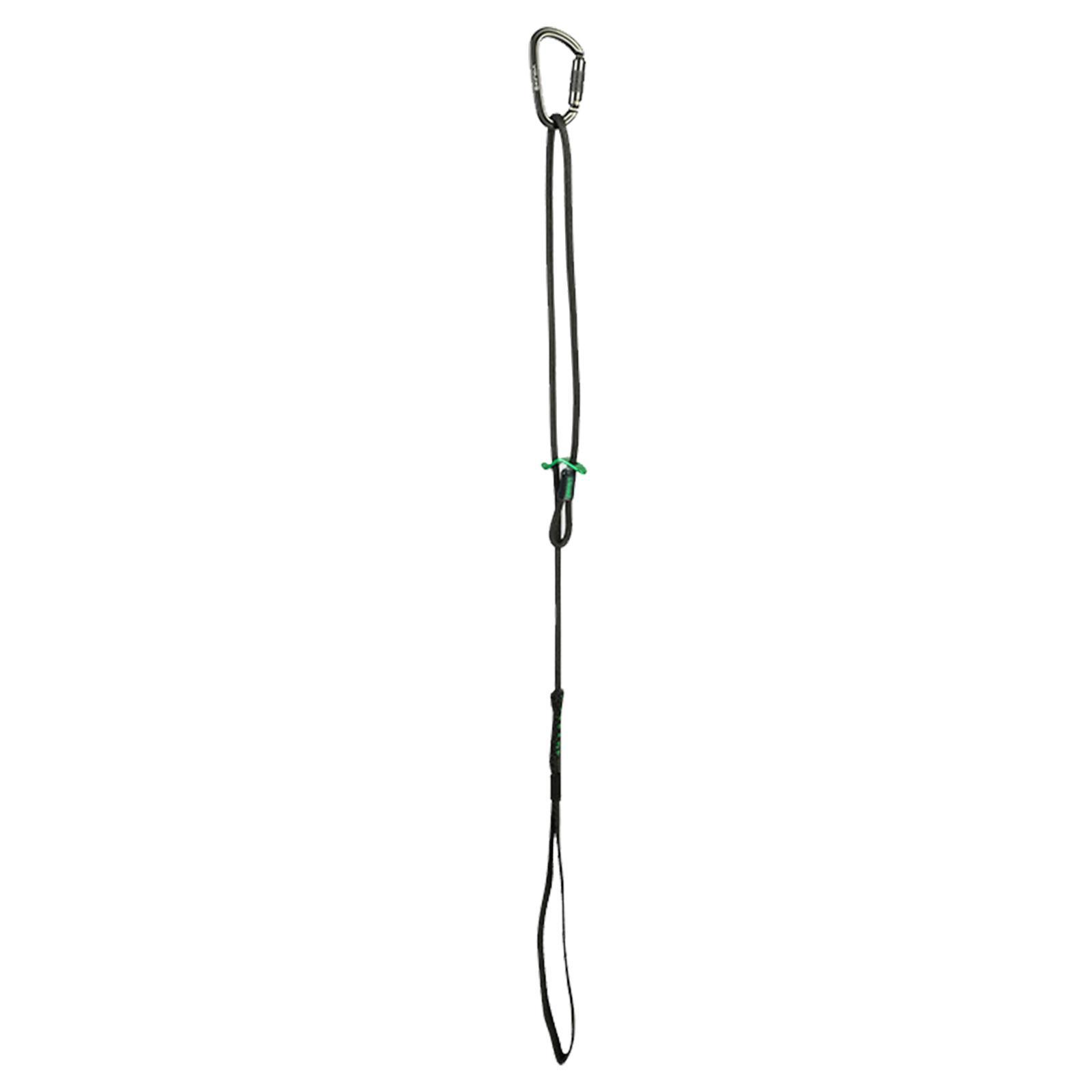 Climbing Ascender , Adjustable Rappelling Descender Foot Loop Ascender with Carabiner for Caving Working Adventure Arborist Climbing