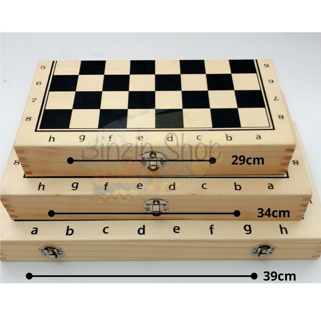 Bộ cờ vua nam châm bằng gỗ cao cấp size 39cm